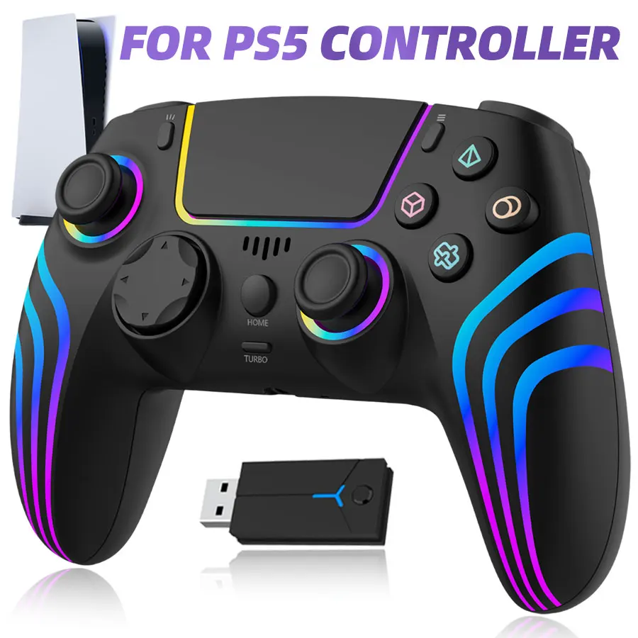 PS5 Controller with RGB LED