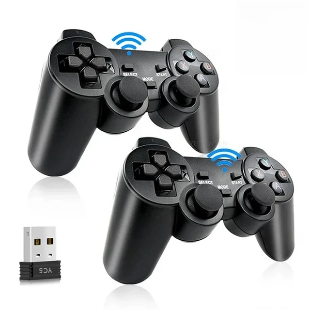 2 PCS 2.4G Wireless Gamepad No Delay PC Game Controller USB Joystick For PC Android TV Controle for GD10/M8/G5/G11 Pro GAME BOX 1