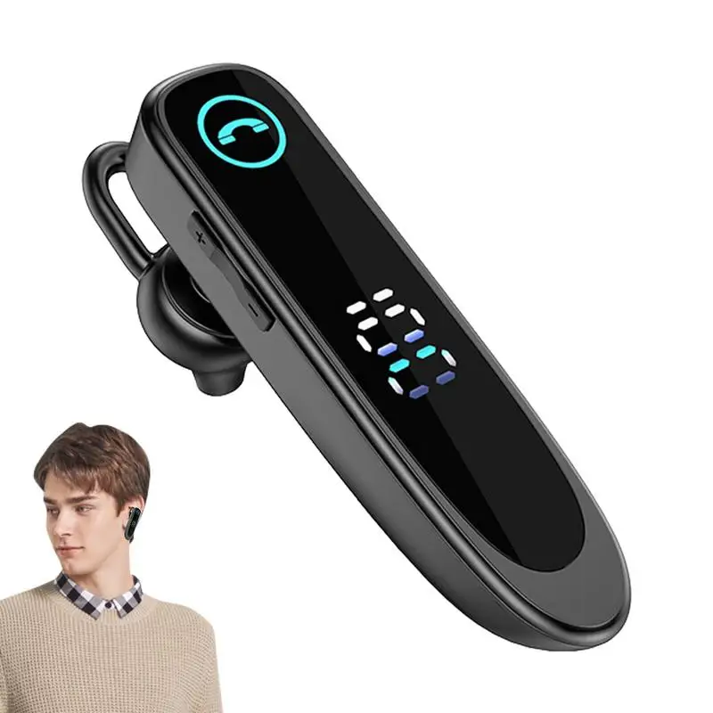 Гарнитура на одно ухо высокотехнологичные беспроводные наушники, моно гарнитура, свободные руки, эргономичные, долговечные, с шумоподавлением, с низкой задержкой