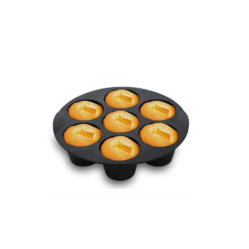 7 Holes Airfryer Silicone Pot Muffin Cake Cup Mold Microwave Oven Baking  Mold Non-stick Air Fryer Baking Pan Kitchen Cake Tools - AliExpress