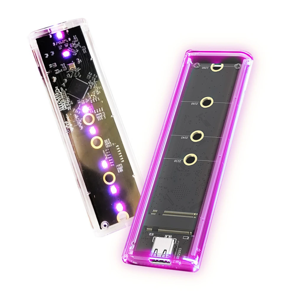 M.2 NVMe NGFF ޴  SSD ̽,   ϵ ũ ڽ, USB 3.1 C Ÿ M Ű B Ű, M.2 SSD 2230 2242 2260 2280