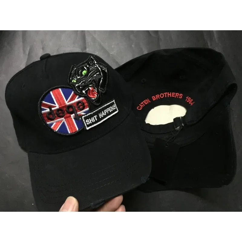 

DSQ2 Letters Embroidery Baseball Caps Women Men Snapback Cap Female Male ICON Sun Hat Unisex Adjustable Cotton Trucker Hats