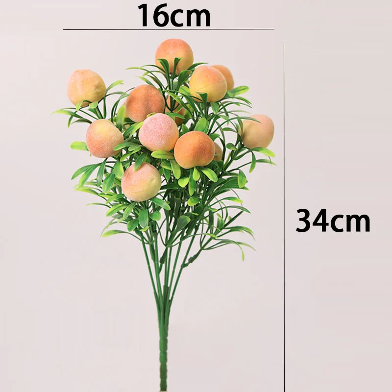 Artificial Plants Fruit Small Tree Fake Plant Flowers Potted Ornaments For Home Room Table wedding Decoration Hotel Garden Decor