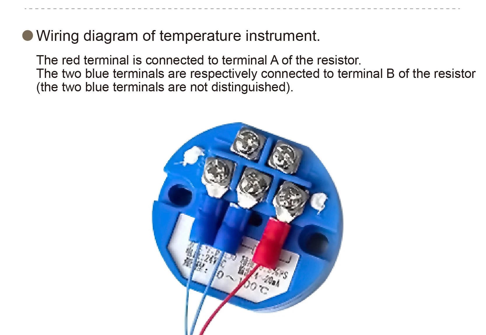 6MM Aperture PT100 Temperature Sensor Probee -50-200℃/420℃ 0-10M High Temperatur