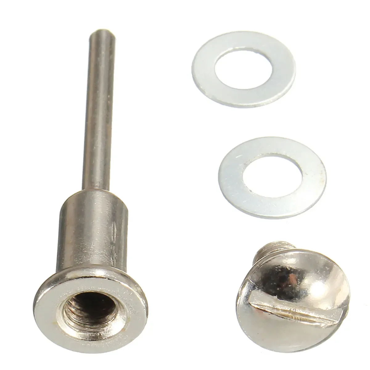 3.17/6mm Steel Mandrel Dremel Screw Shank Cut-off Wheel 5Pcs Rotary Tool Electric Grinding