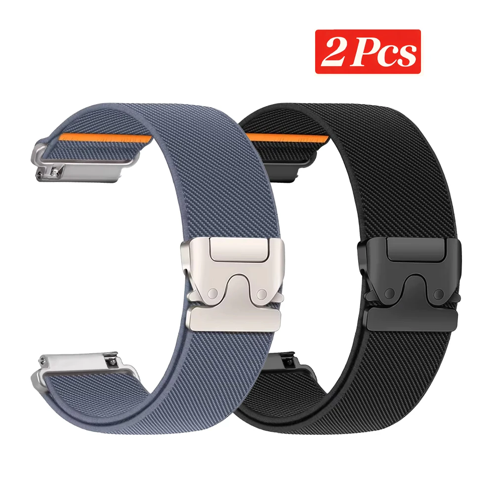 Sleek Metal Parachute Bracelet Strap for Smartwatches, 20mm/22mm