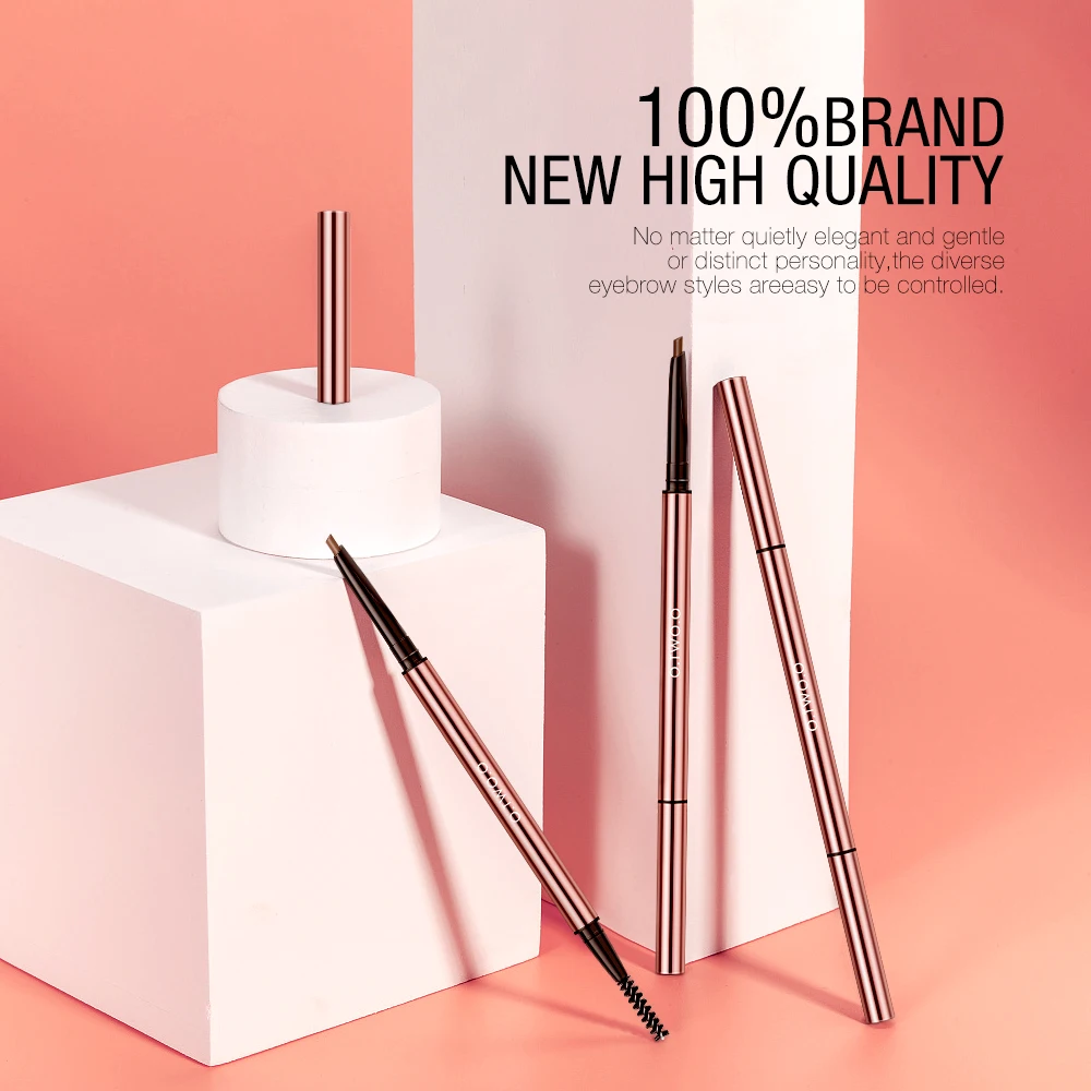 Wholesale O.TWO.O Eyebrow Pencil Ultra Fine Triangle Definer Long-lasting Waterproof Soft Brown Eye Brow Makeup 6 Colors