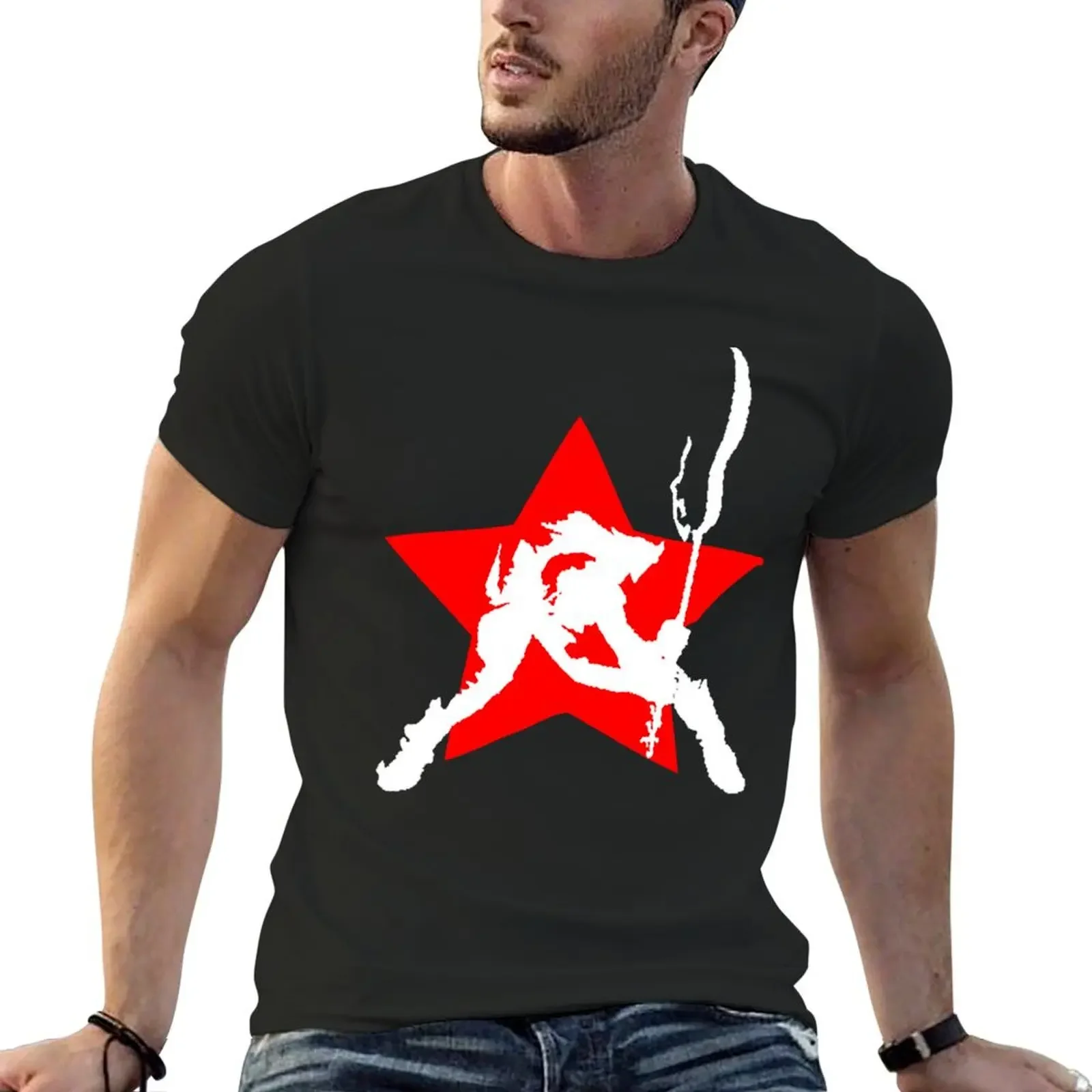 

Футболка red star stage, аниме одежда, блузка, тяжелые футболки для мужчин