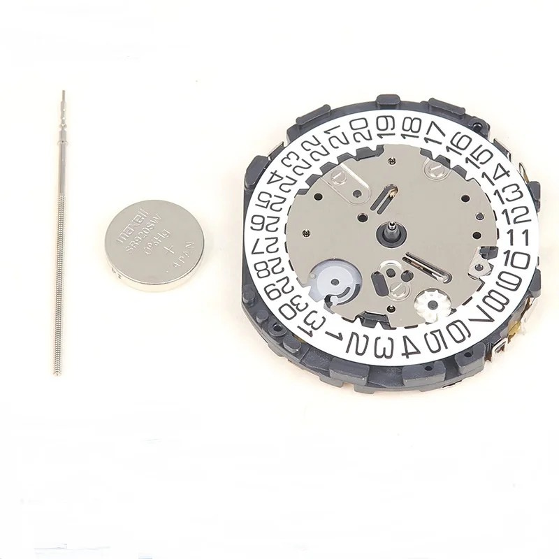 Watch Accessories For VR33 Movement For VR33B Quartz Movements WIth Battery Repair Tool Replacement Parts 6 Pin VR33A Newest, watch movement, quartz watch movement, quartz movement
