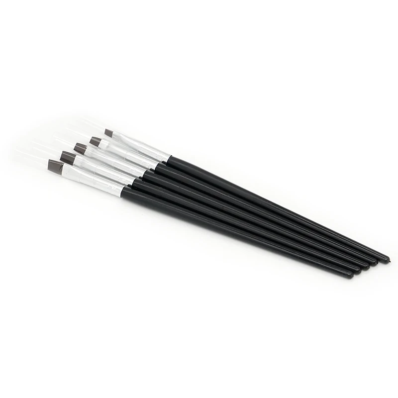 5pcs Dental Porcelain Resin Brush Pens Shaping Silicone Adhesive Composite Porcelain Brushes Dentist Tools Dentistry Lab Tool