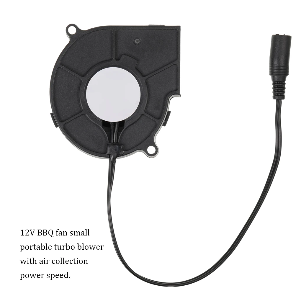 

Outdoor BBQ Fan Blower 7530 75x75x30mm Air Tube Blowers Variable Speed Controller Handheld Picnic Barbecue Tool