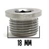 JIAX 1PCS Stainless Steel M18x1.5 Thread Plug O2 Oxygen Sensor Inner Hexagon Bung Connector Auto Part 3