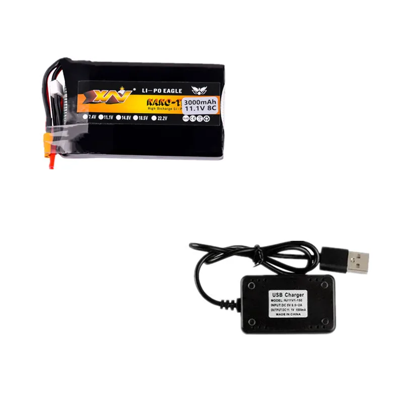 Batterie Émetteur RC6GS/RC4GS 1P-USBCharger - Drone Radio Télécommandé