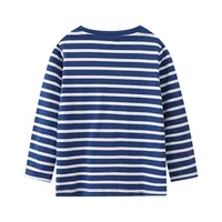 Jumping Meters 2-7T New Arrival Striped Animals Embroidery Boys Tshirts Autumn Winter Children's Clothes Long Sleeve Kids Tops 2