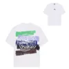 Summer Pure Cotton Stone Short Sleeved T-shirt with Compass Logo Print Casual and Loose Fit for Couples Men and Women 2