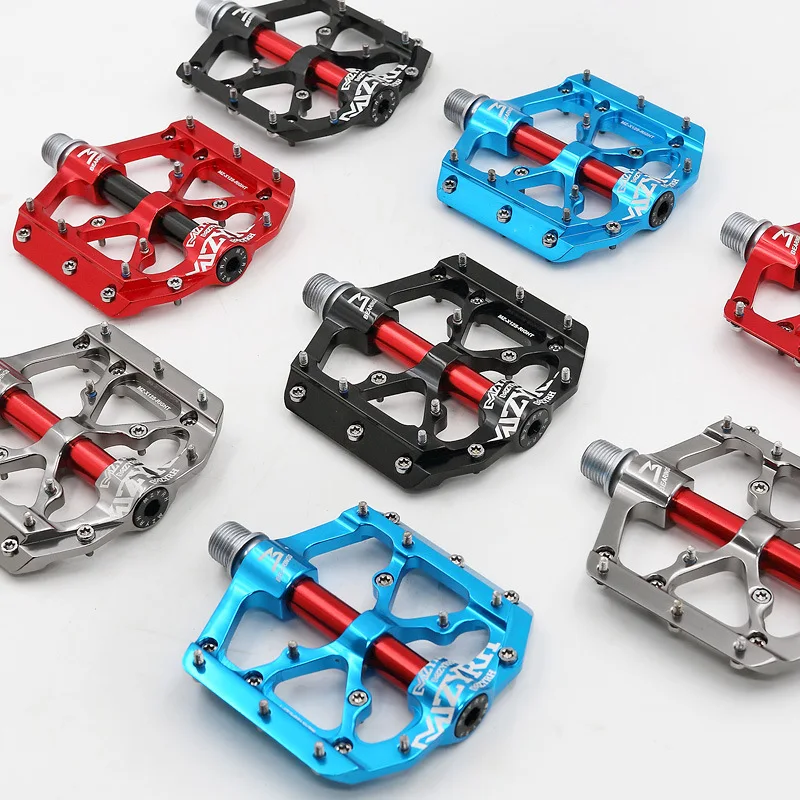 

Bike Pedals 3 Bearings Strong Lightweight Aluminum Alloy CNC Machined Non-Slip Bicycle Pedals for Road