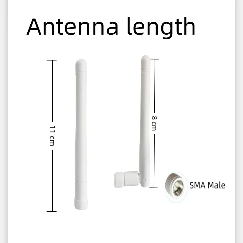 5pcs 868/915mhz 안테나 3dbi 게인 SMA 남성 11cm 길이 흰색 px1 - SMA 여성 케이블 lora LoraWan meshtastic 게이트웨이 리피터