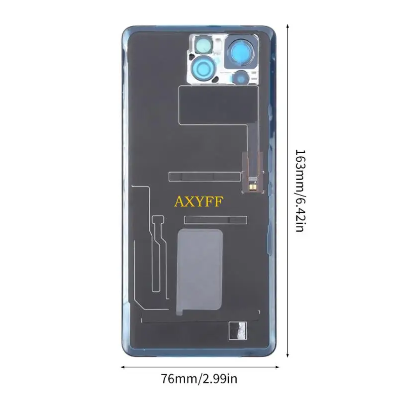 AXYF Precisions ROG Phone 8 전화 충격 흡수 보호 교체 하우징용 성형 유리 뒷면 커버