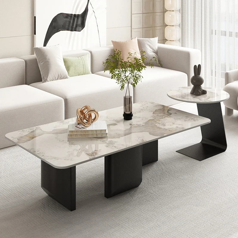 

Living Room Coffee Table Minimalist Premium Design Modern Coffee Tables Hardcover Unique Rectangle Table Coffee Tables Decor