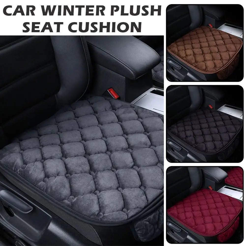1PcsUniversalCarFrontSeatCoverWinterWarmCarSeatAntislipAnd