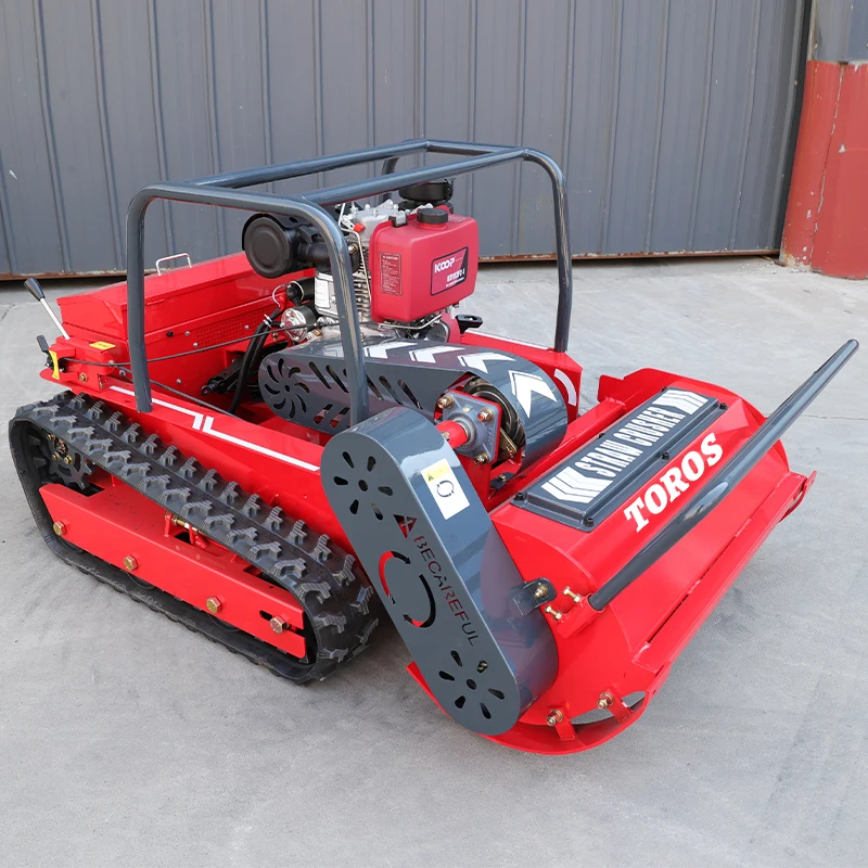 Grassland Green Trimming Lawn Mower CE EPA Mower Remote Customized Tracked Mulcher Multifunction Made in China