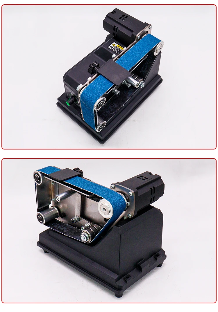 180W Electric Sander With 10pcs 533*30mm Sanding Belts, Suitable For 18V Battery