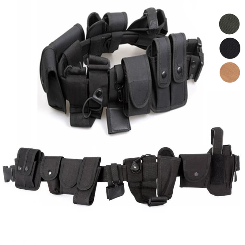 Tactical Duty Belt Security Belts Military Army Training Duty Security