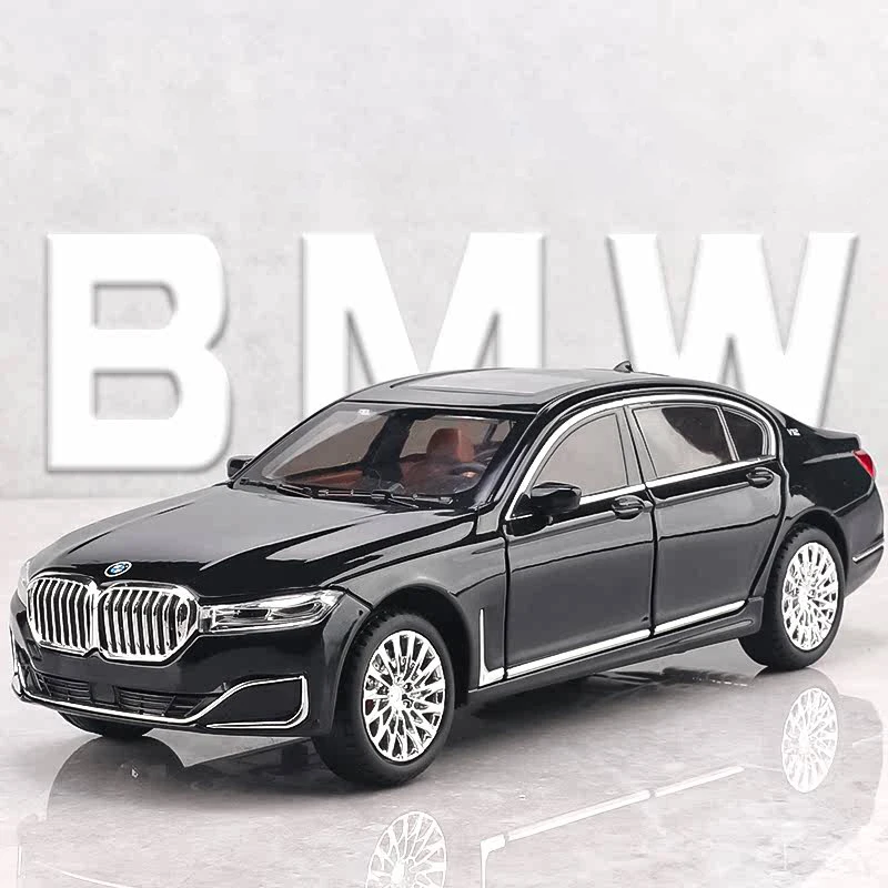 

1:24 BMW 760 THE7 Limousine Alloy Model Car Toy Diecasts Metal Casting Sound and Light Car Toys For Children Vehicle