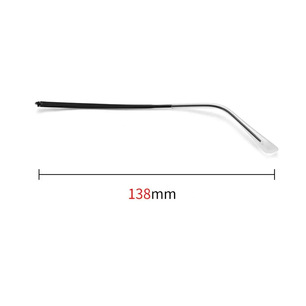 Transparent Foot Cover Glasses Arm Replacement Leg Sunglasses Eyeglasses Replacement Metal Leg Repair Eyewear Accessories 1 Pair Eyeglasses Frames Eyeglass Frames Square Sunglasses Square Eyeglasses Myopia Glasses Optical Glasses Eyeglasses Accessories