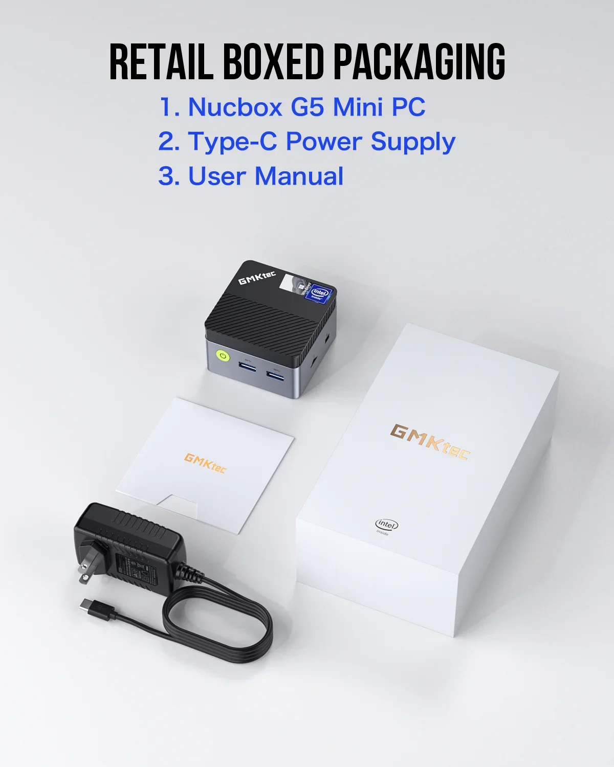 GMKtec G5 ミニ PC インテル 12th N97 Windows 11 Pro LPDDR5