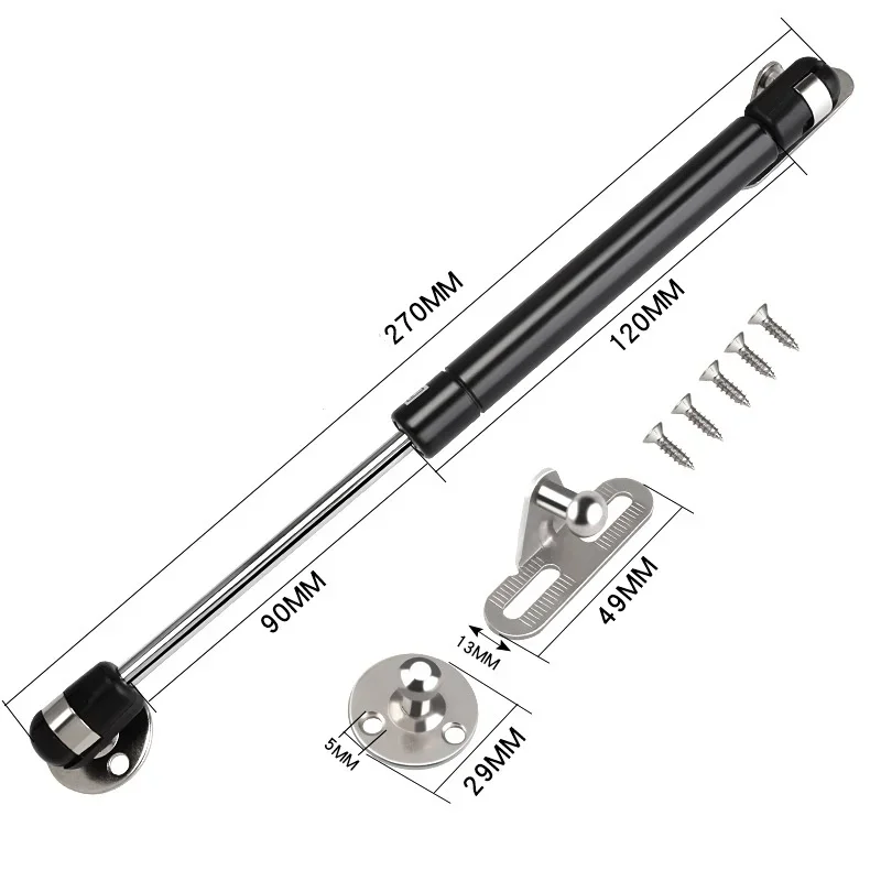 2Pcs Cabinet Door Gas Spring Hinge 3KG-20KG Gas Struts Kitchen Cupboard Hydraulic Hinge Strut Lid Support Box Furniture Hardware cabinet door hinges