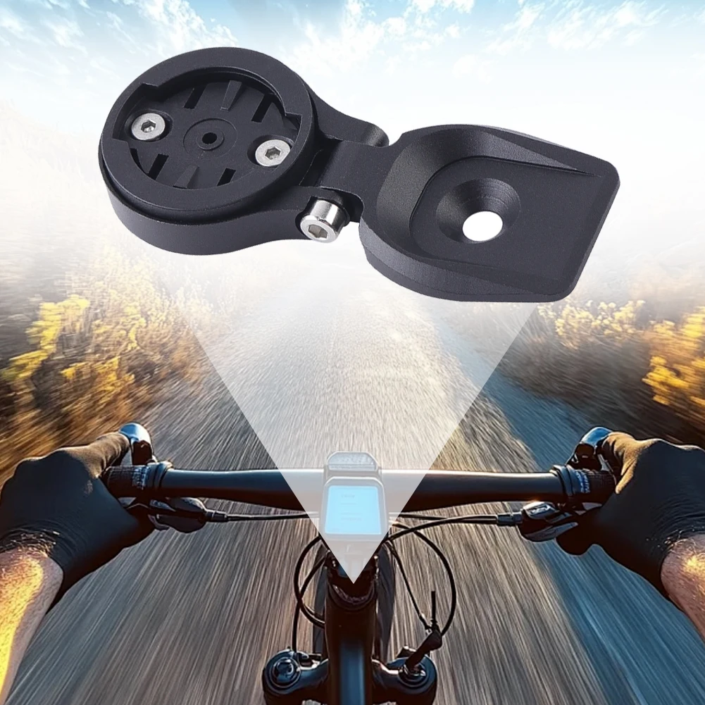 Bike Computer Mount Aluminum Alloy Bicycle Computer Stem Mount Holder Speedometer Support Stand for Garmin Bryton Wahoo