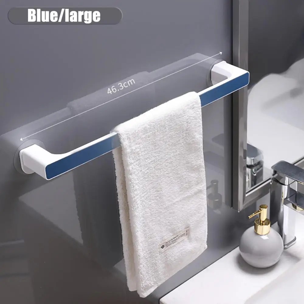 Self-adhesive Towel Holder Rack Wall Mounted Towel Hanger Bathroom Bar Shelf Shoes Holder Hanging Bathroom Organizer
