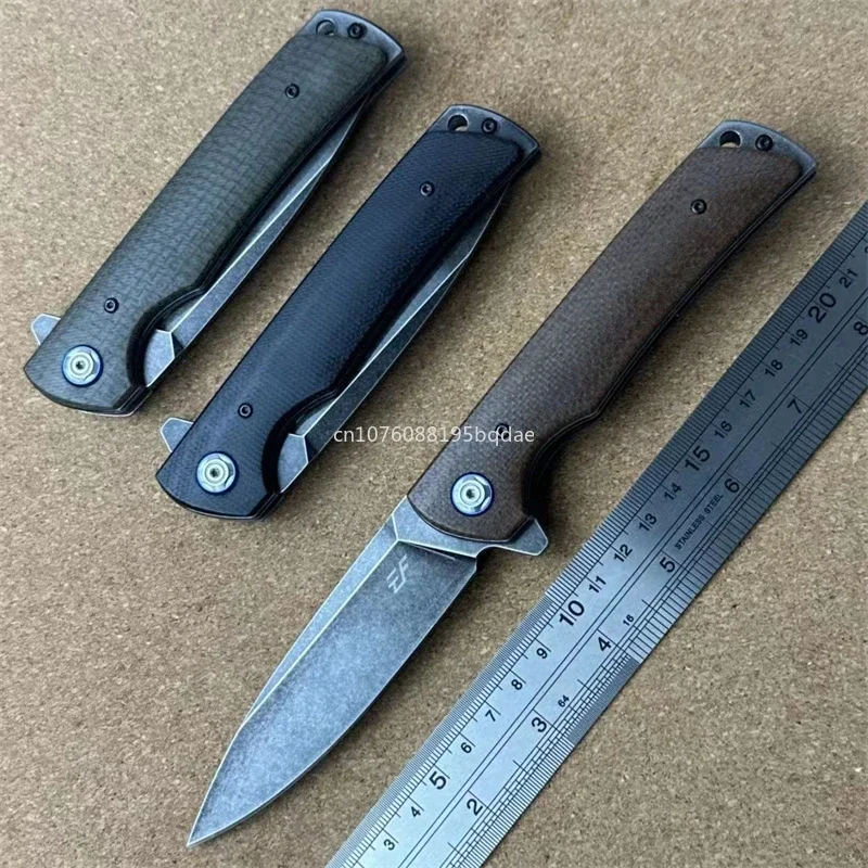 Eafengrow-EF962-Real-D2-Blade-Micarta-Handle-Flipper-Utility-Camping ...