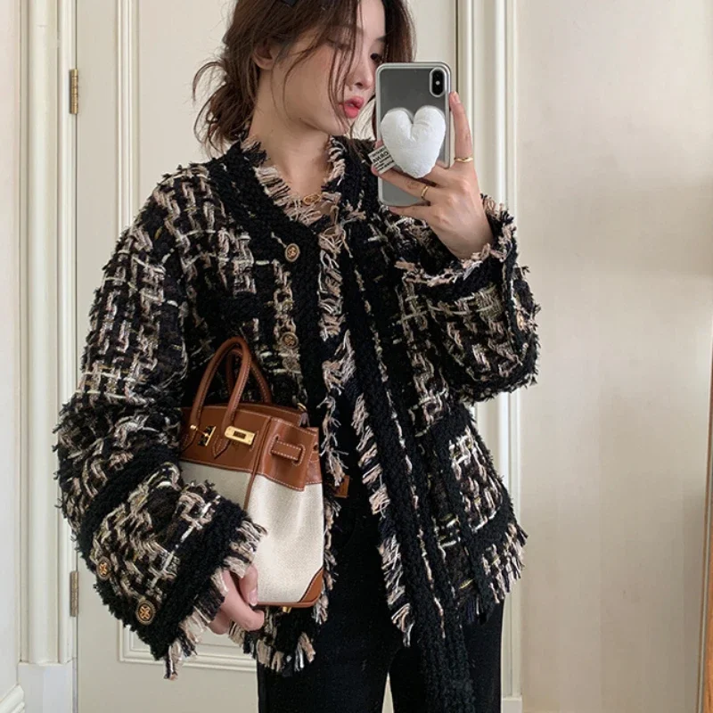 

Новинка Осень-зима 2023, Женское пальто, Свободный Повседневный Топ, модные парки, короткие Удобные куртки, стройнящая универсальная верхняя одежда