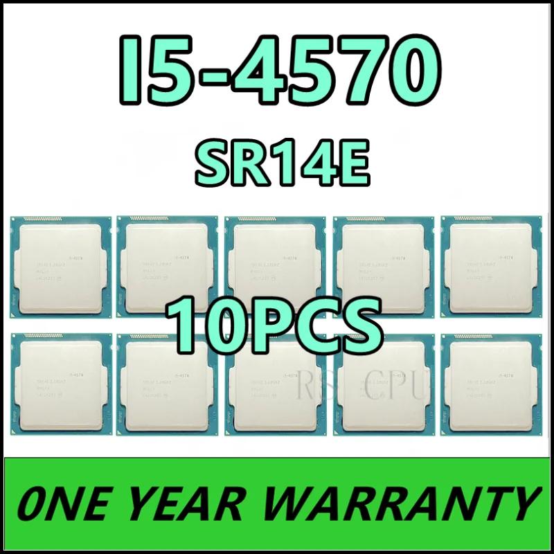 

10 шт i5-4570 i5 4570 SR14E 3,2 ГГц четырехъядерный процессор 6M 84W LGA 1150