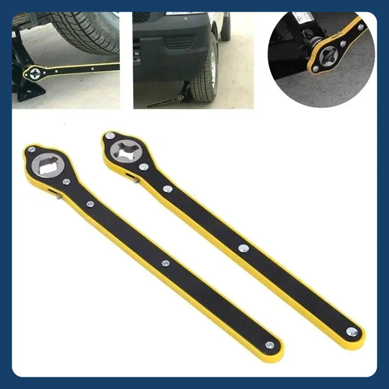 Car Labor-saving Car Jack Garage Tire Wheel Lug Wrench Scissor Handle Labor-Saving Wrench Auto Repair Tool