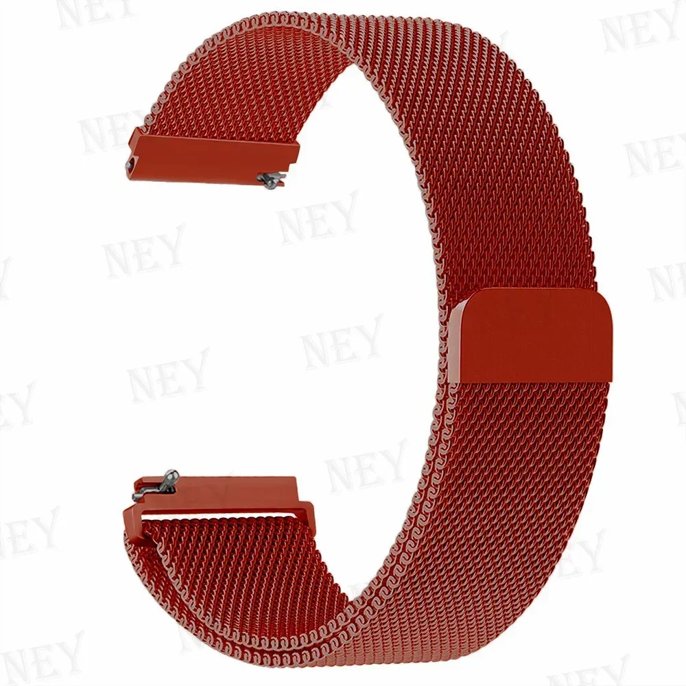 Elegant Milanese Loop Metal Bracelet Strap - 20/22mm