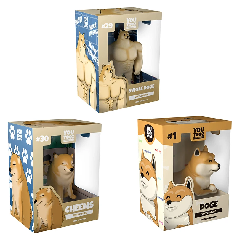 Originale Youtooz Swole Doge Vinyl Figure 5 Pollici Buff Doge Meme Figure Youtooz Meme Ornamenti Da Collezione Giocattolo Da Tavolo Regali Per Bambini