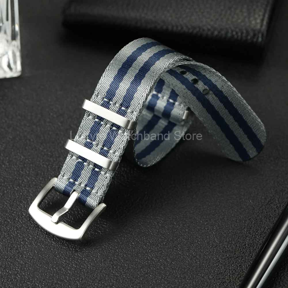 Premium Soft Nylon Watch Strap - Men's Watch Band Accessory