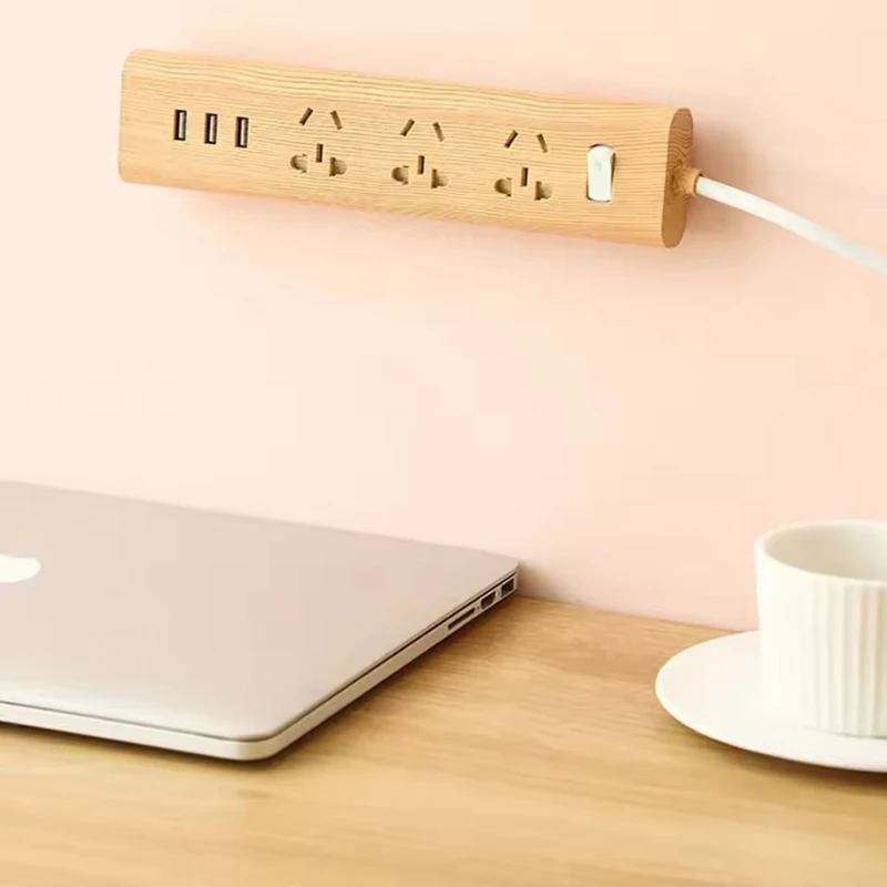 Socket Holder 1/3/6PCS Extension Cord Organizer No-Drill Self-Adhesive Kitchen Bathroom Office Bedroom Walls socket holder