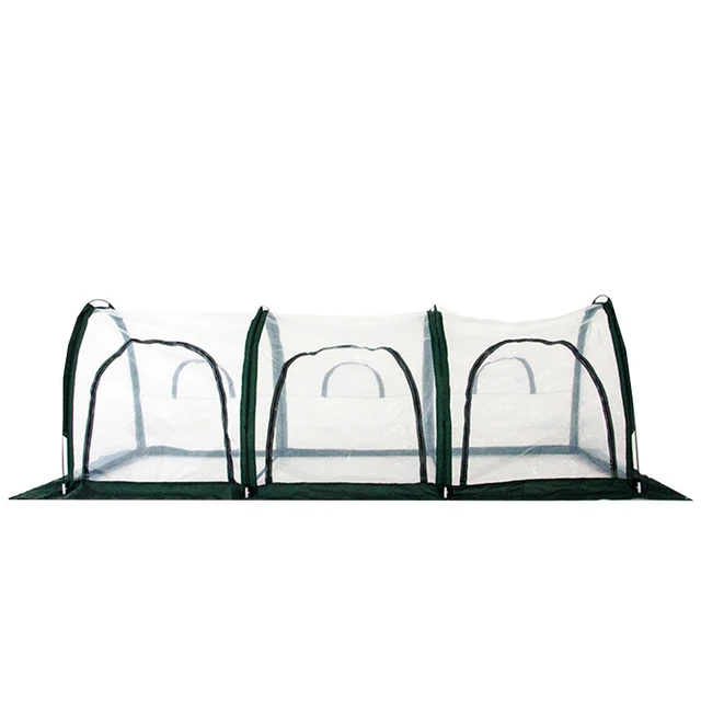 Hordozható Alagút Üvegházhatású Összecsukható Pe Hőmegőrzés Eső- És Fagyálló Zöldség Burkolat - Image 5