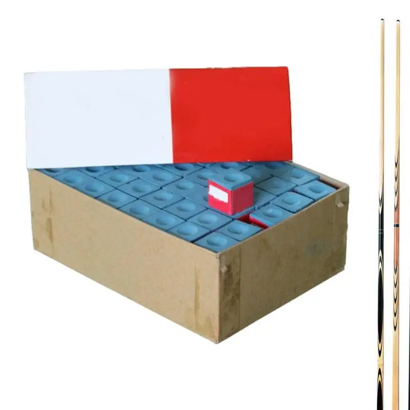 Professional Pool Chalk Billiard Rod No Slip Chalk Pool Cue Stick Chalk Pool Table Chalk Cubes