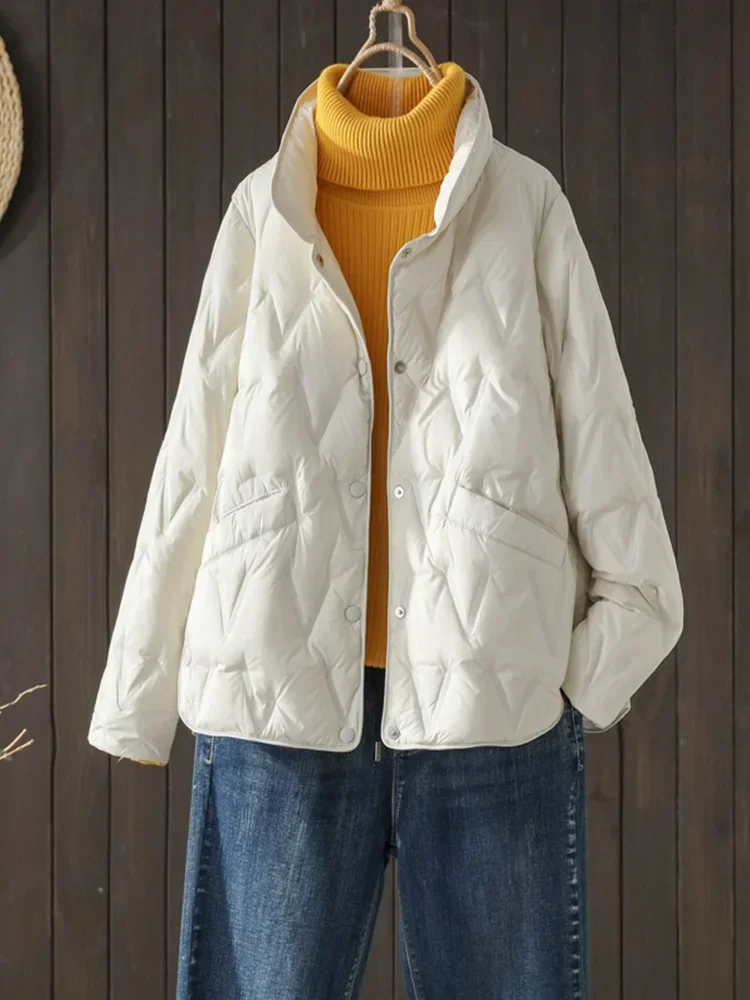 Women Puffer Jacket 90% Duck Down