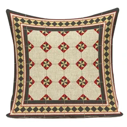 Boho Mandala Decorative Throw Pillow Cover - 45x45cm (1)