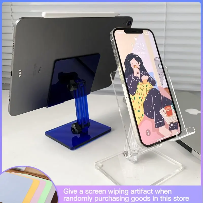 

Акриловый держатель для планшетов, настольный держатель для Ipad, прозрачная регулируемая подвеска, в режиме реального времени, онлайн-класс, Аксессуары для планшетов