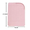 Portable Silicone Heat Resistant Mat Hair Straightener Curler Insulation Pad Non-Slip Anti Heat Mat Hair Styling Tool For Travel 3