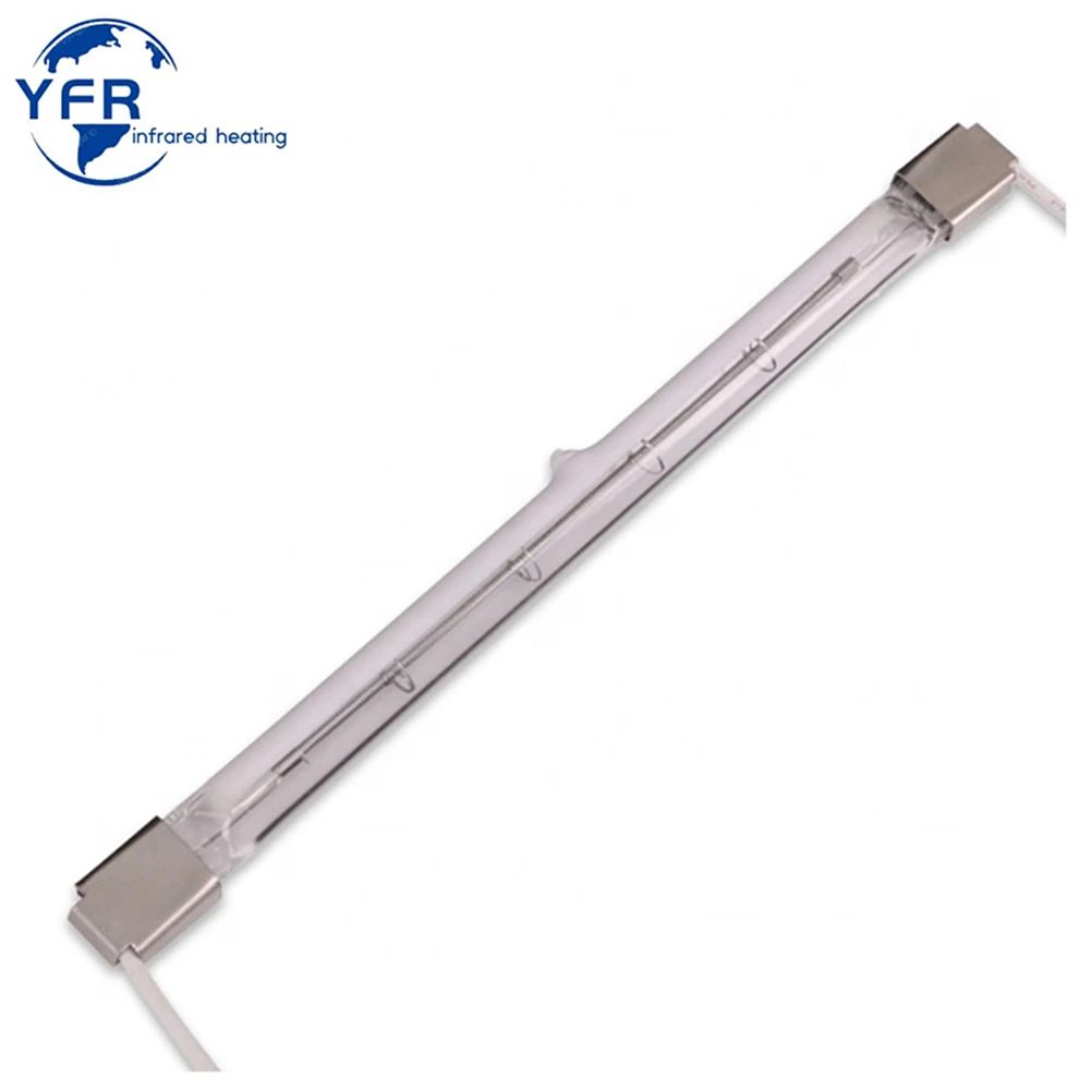 Infrared Heating Tube Pet Blowing Machine IR Lamp Clear Tube Republic Infrared Halogen Heat Heating 1500W IR Heater