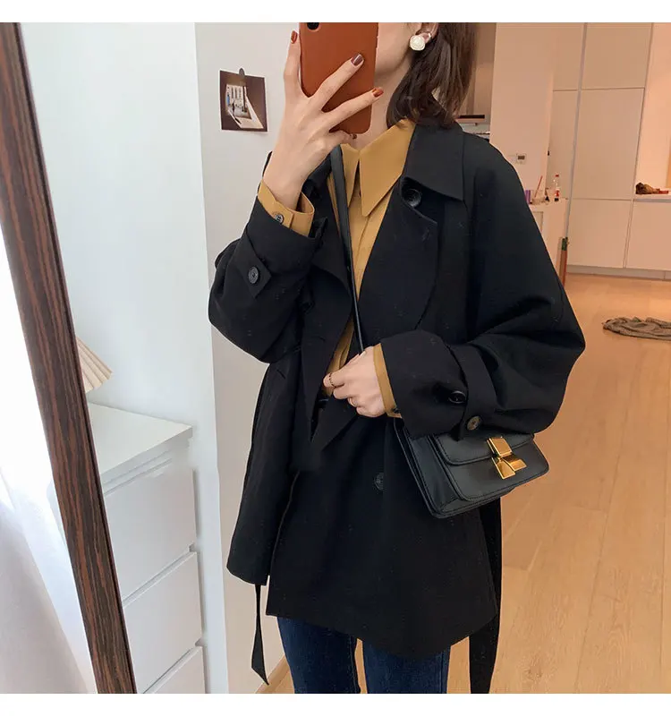 Spring/Autumn Women Trench Coat Double breasted Belt Coat Women Long/Short Trench Femme Chic Windbreaker Casaco Abrigo Outwear Parkas