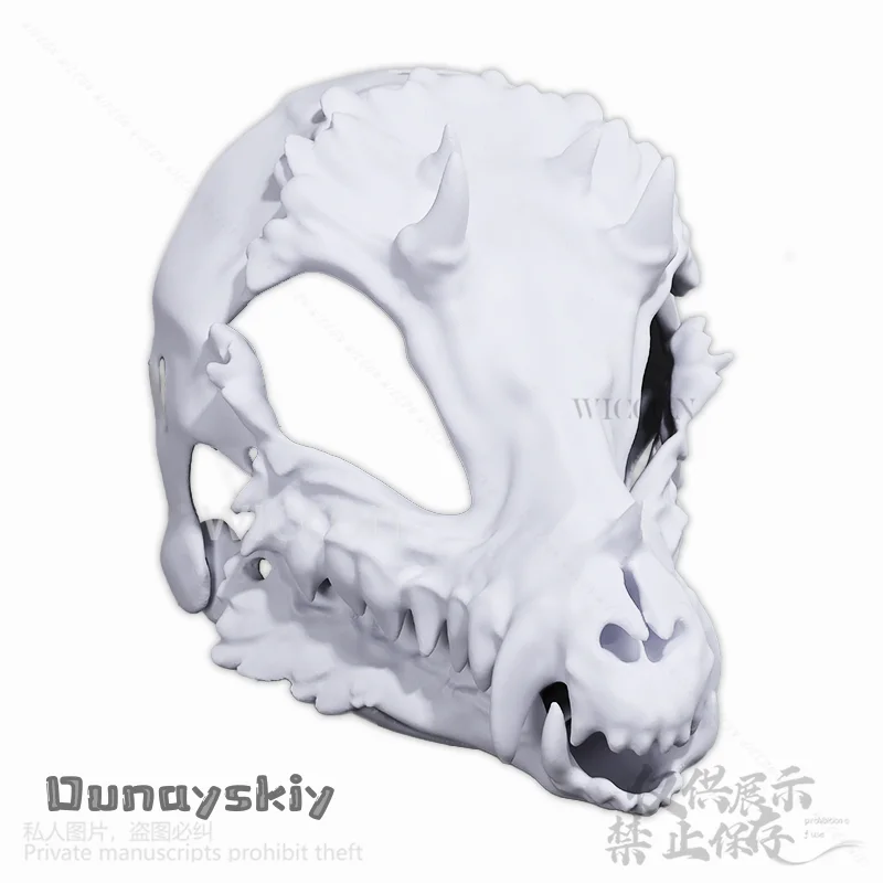 Anime Game Animal Furry Cosplay 3D Mask Furrsuit Kigurumi Props Polylactic Acid Headwear Halloween Christmas Party Customized